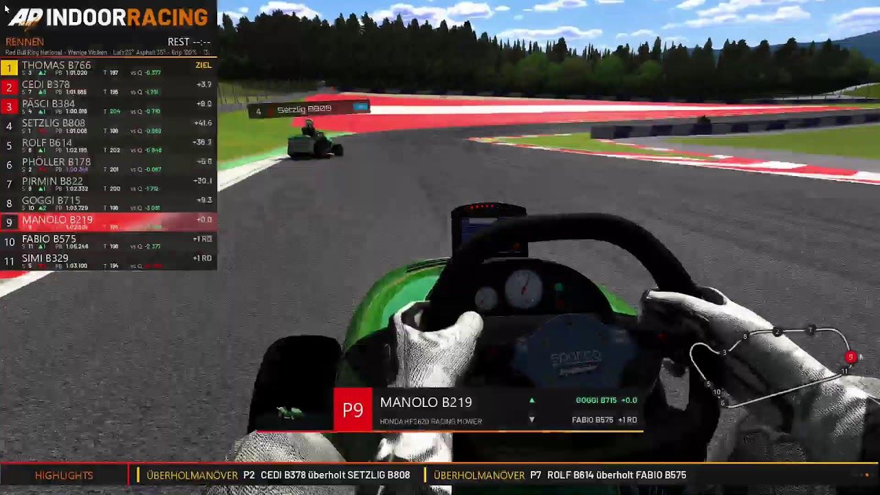 G16 Zusatzrennen — AP Café INDOOR-RACING — 17. Oktober 2026