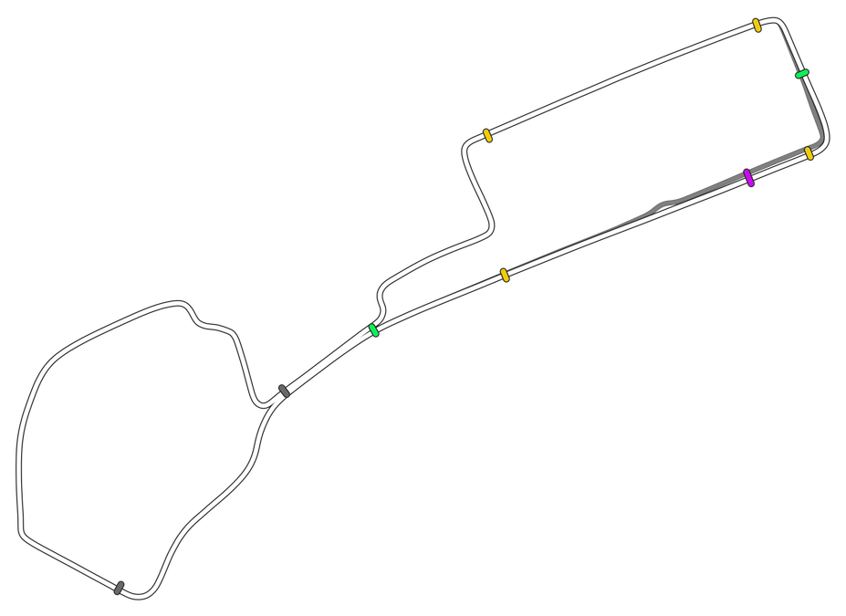 Streckenkarte Baku City Circuit