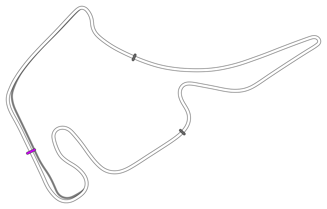 Streckenkarte Hockenheimring - GP