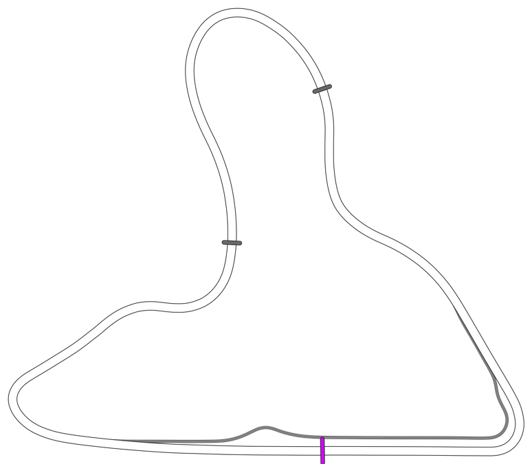 Streckenlayout Pinwheel Short