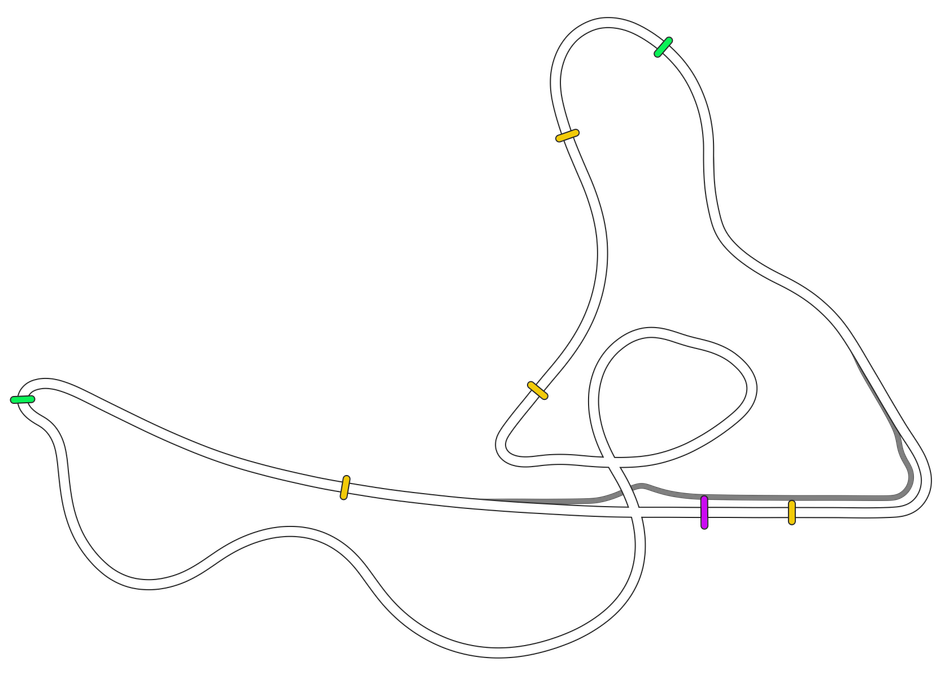 Streckenlayout Pinwheel GP